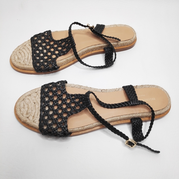 Paloma Barcelo Sandrine Woven Flat Sandals Size 38 - Picture 2 of 8